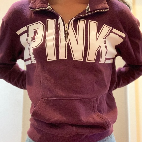 PINK quarter zip - Picture 2 of 5